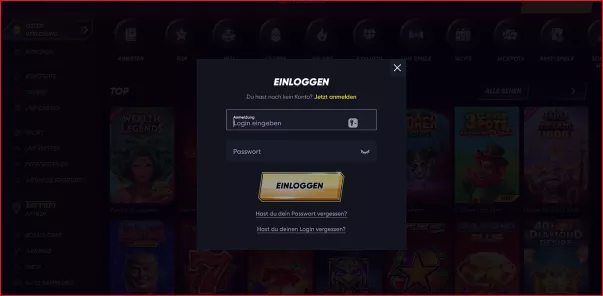 QuickWin Login – Schnell registrieren und spielen